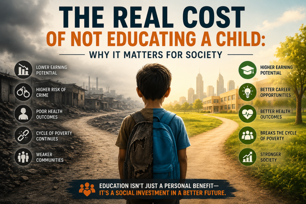The Real Cost of Not Educating a Child: Why It Matters for Society