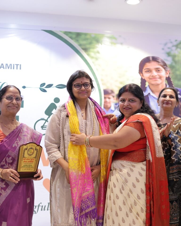honoured to welcome mrs. neha jain, managing director, kesco, to our cycle donation drive.her gr